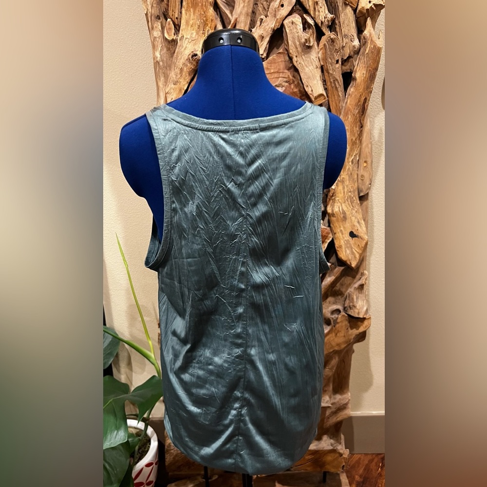 Teal Gap Tank Top